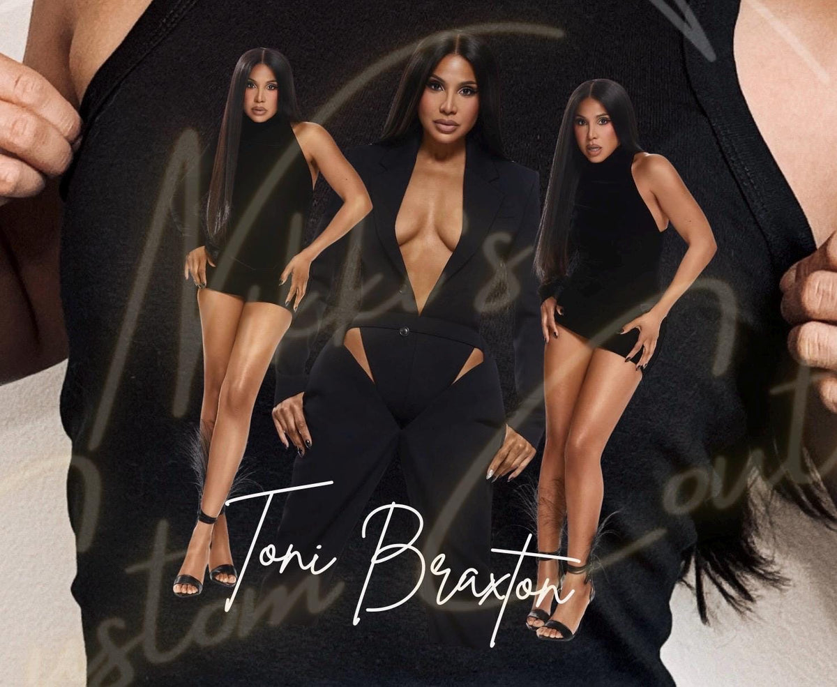 Toni Braxton TShirt |  New Edition Way Tour Crop Top | Vintage Concert Fan Shirt | R&B  Fan Shirt | Toni Crop Top | Toni Tigers