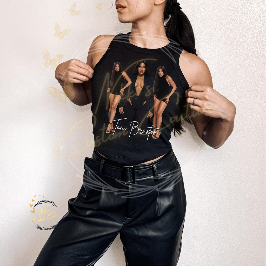 Toni Braxton TShirt |  New Edition Way Tour Crop Top | Vintage Concert Fan Shirt | R&B  Fan Shirt | Toni Crop Top | Toni Tigers