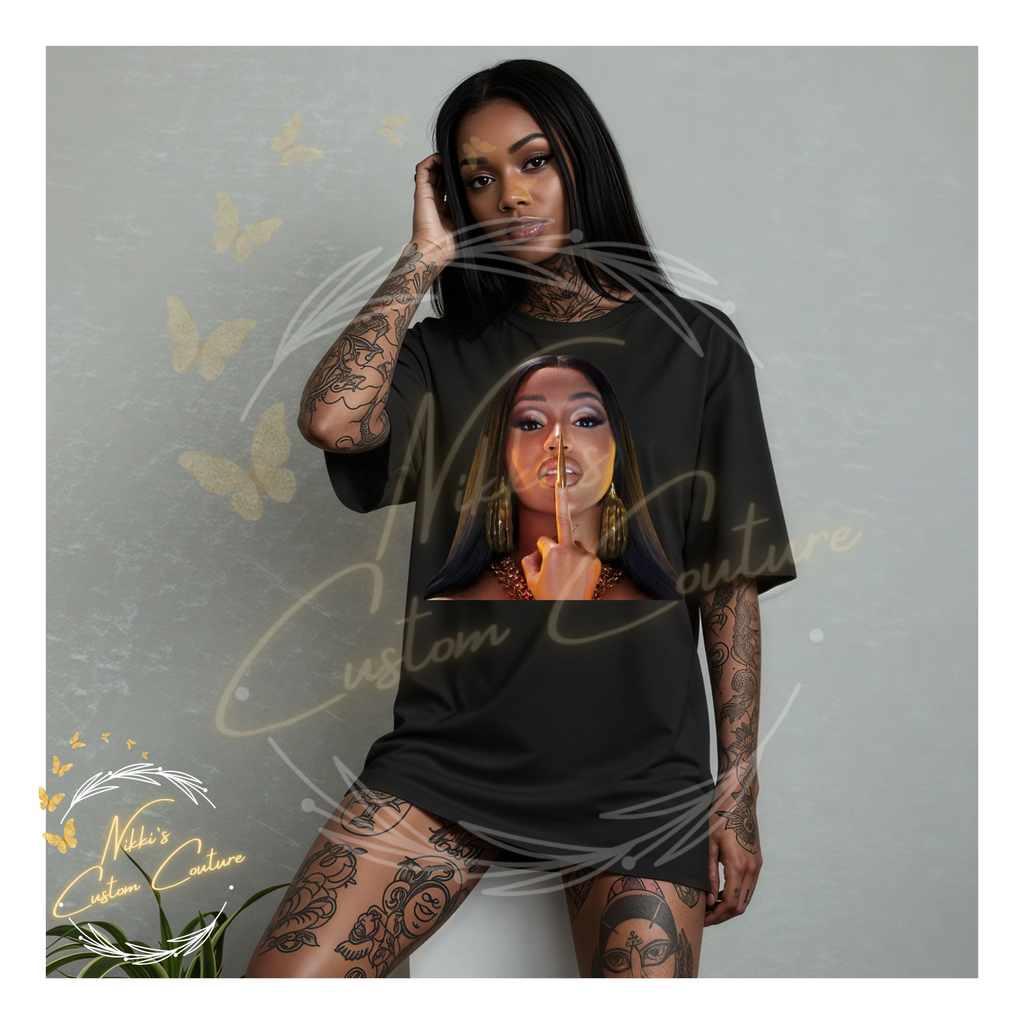 Cardi Shirt, Little Miss Drama, Comfort Colors Graphic Tee, Cardi Merch Top, Hip Hop Streetwear Tee, Concert Outfit
