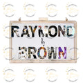 R & B Tour Inspired Purse, Raymond and Brown Bag, Chris Brown and Usher Bag, Stadium Approved Handbag, Concert Handbag, Clear Clutch
