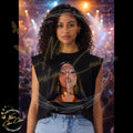 Cardi Shirt, Little Miss Drama, Cardi Crop Top, Muscle Crop Tee, Cardi Merch Top, Hip Hop Streetwear Tee, Concert Outfit