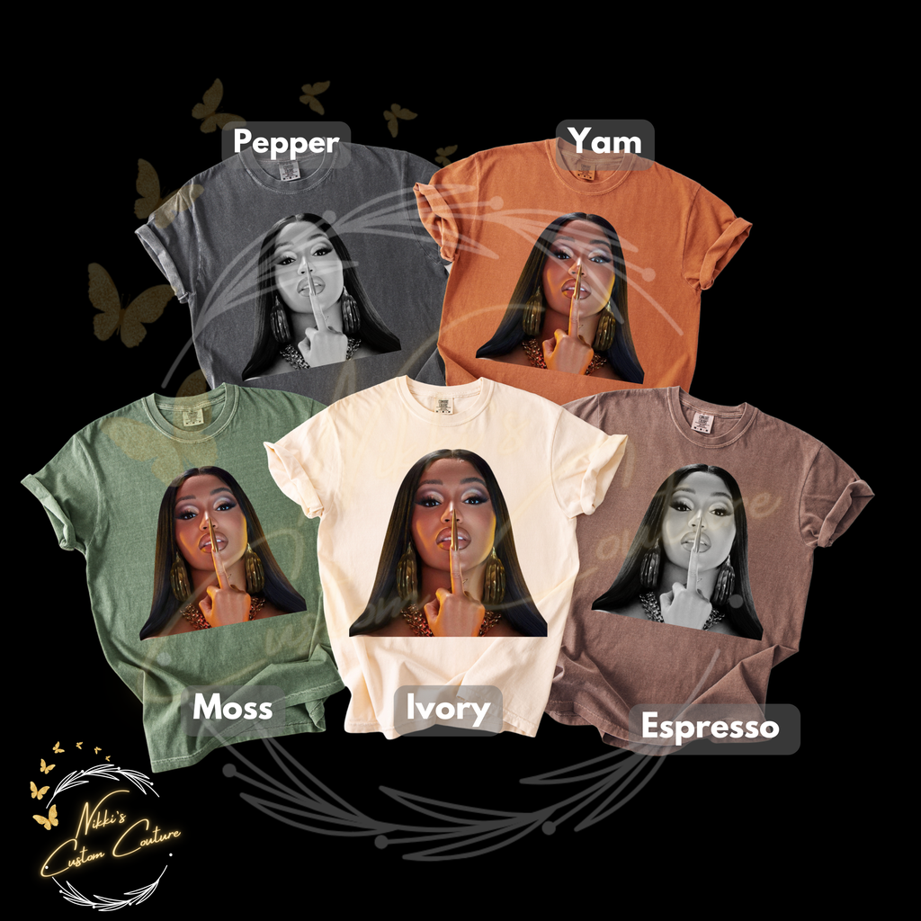 Cardi Shirt, Little Miss Drama, Comfort Colors Graphic Tee, Cardi Merch Top, Hip Hop Streetwear Tee, Concert Outfit