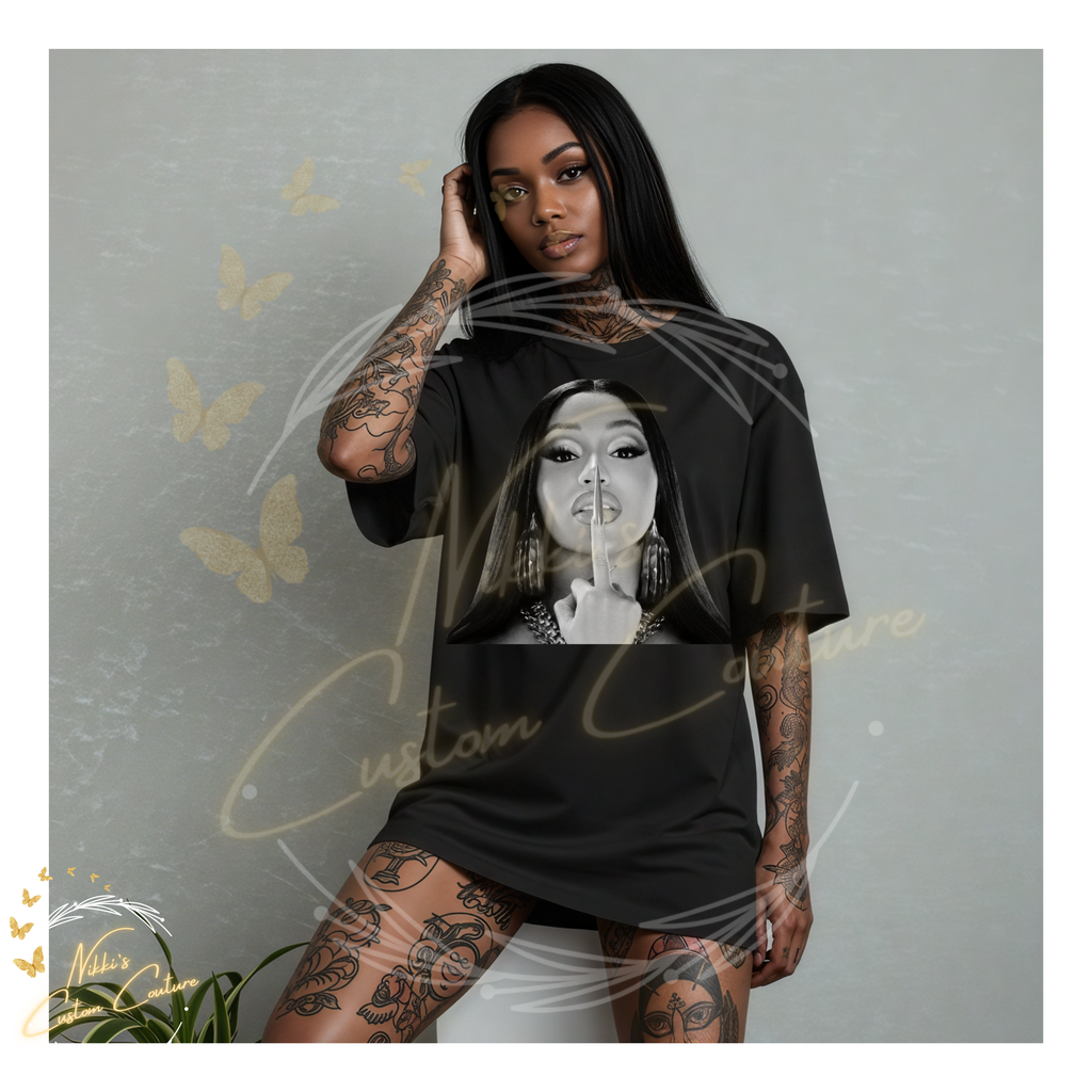 Cardi Shirt, Little Miss Drama, Comfort Colors Graphic Tee, Cardi Merch Top, Hip Hop Streetwear Tee, Concert Outfit