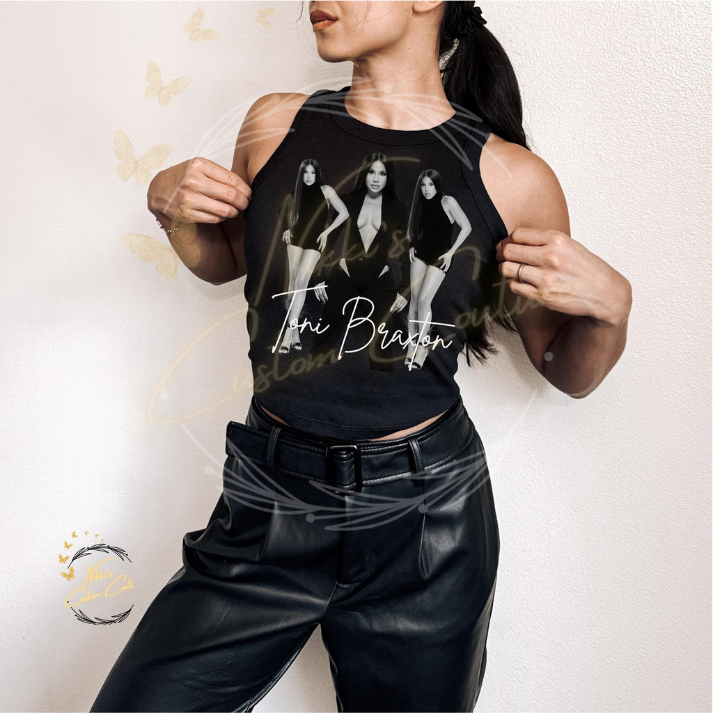 Toni Braxton TShirt |  New Edition Way Tour Crop Top | Vintage Concert Fan Shirt | R&B  Fan Shirt | Toni Crop Top | Toni Tigers